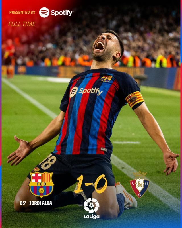 开云登录入口-【西甲】替补阿尔巴破僵 巴塞罗那1比0奥萨苏纳